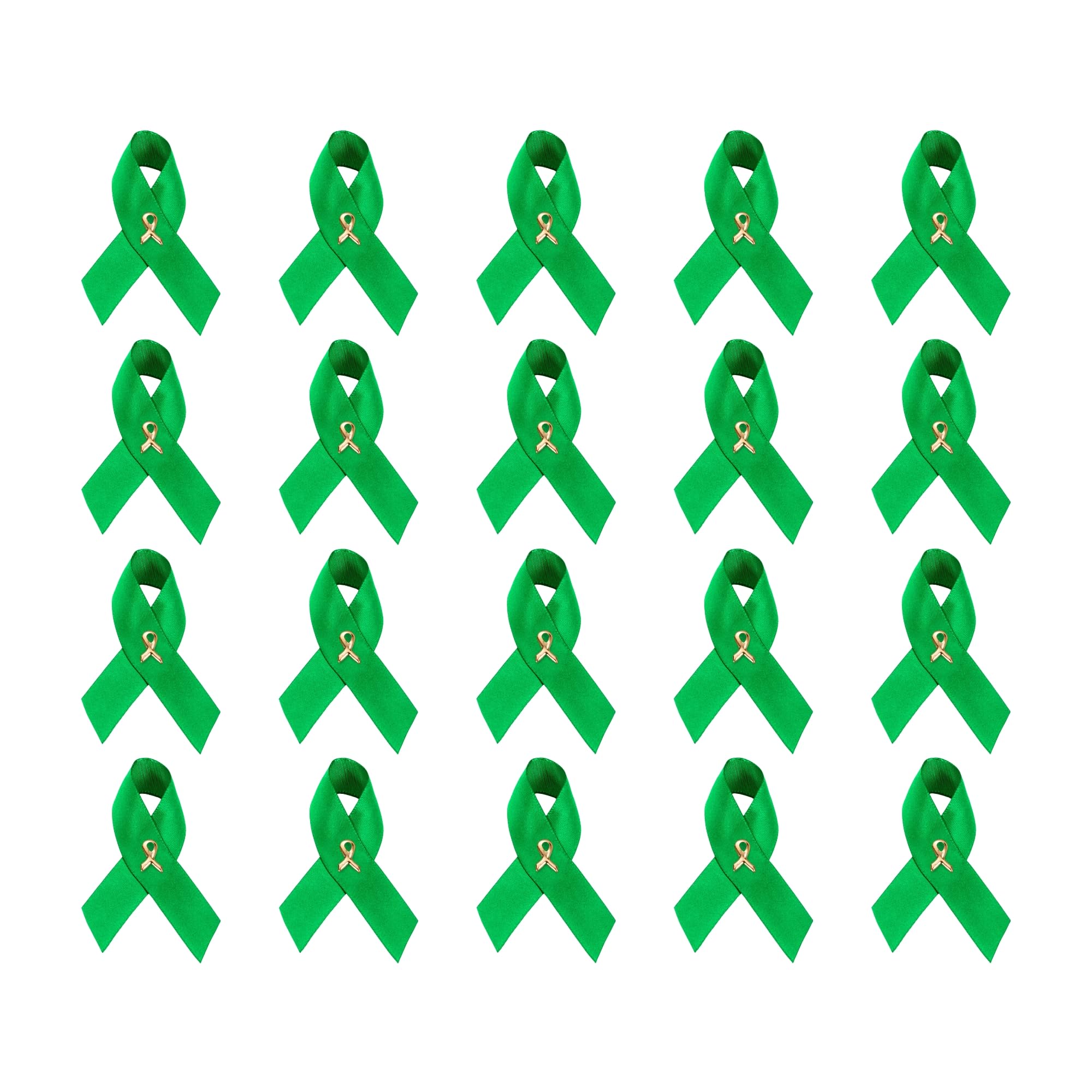 1/2/5/10/25/50/100pcs Satin Awareness Ribbon Pins (Pick your color), for Cancer &amp; Disease Awareness, Bulk Quantities for Fundraising, Events, Gift Giving