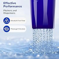 Vista 6 de Fil-Fresh 6-Pack PURWater Filter Replacement, PURPlus Water Pitchers and Dispensers, Replace PPF900Z, NSF Certified, Advanced Version