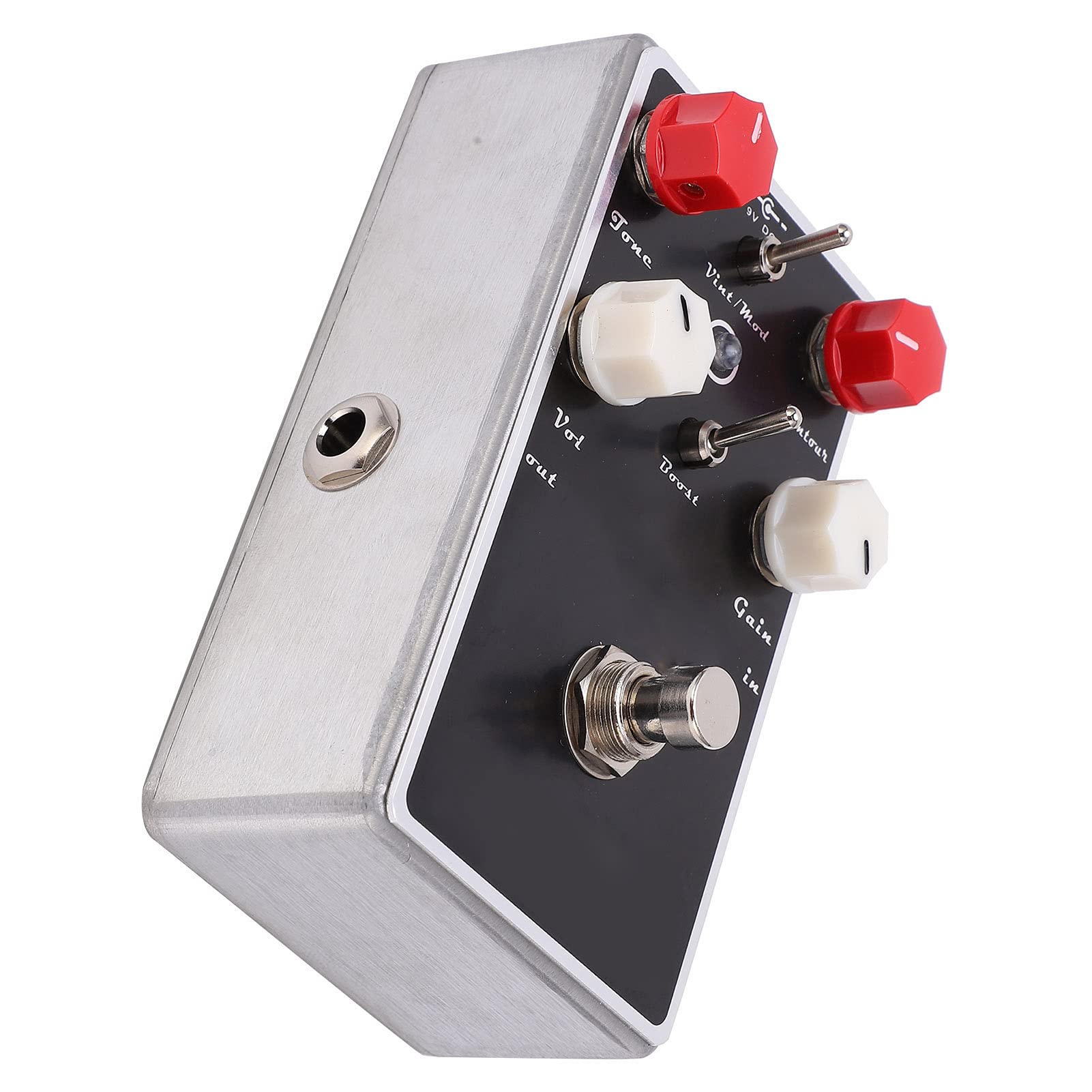 Pedale effetto per chitarra Professionale Brown Distortion True Bypass Heavy Metal Sound Enhancer per chitarristi elettrici Nero Dimensioni compatte Durevole Custodia interamente
