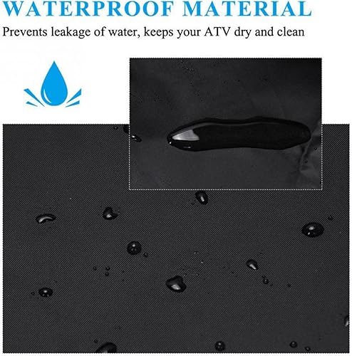 Miniatura 3 de Cubiertas de ATV impermeables al aire libre resistentes cubierta de 4 ruedas para parabrisas UTV cubierta para transporte  Cubierta de cuatro ruedas