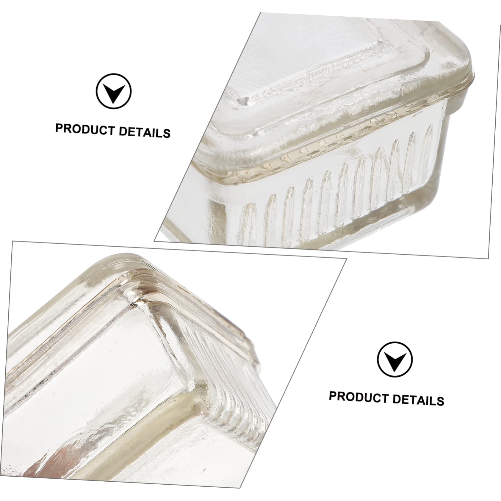 FUNOMOCYA 1pc Glass Staining Jar Clear Jar Slide Staining Jar Clear Tumblers Staining Tray Gram Stain Kit Coplin 9-Slide Staining Tank Vessel Wet Specimen Jar Clear Stand Glass Staining Tank