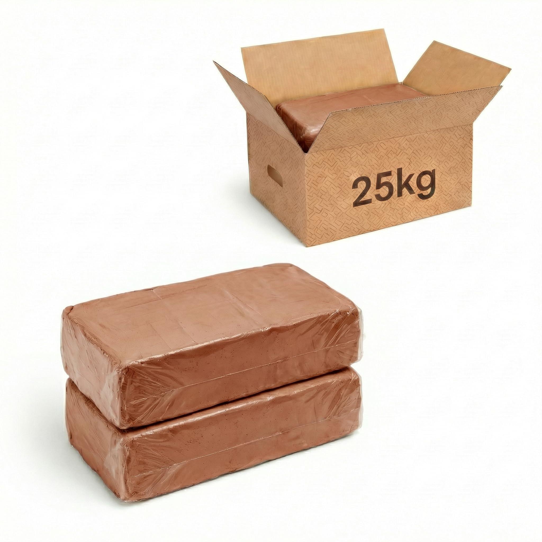 TERRACOTA 25KG – Arcilla roja cerámica baja temperatura para alfarería y arte