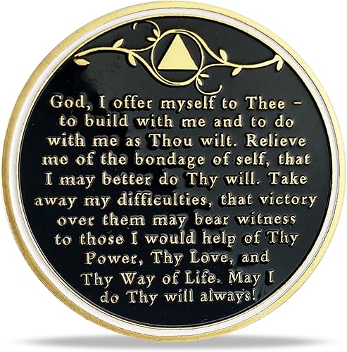 Miniatura 2 de 7 años de sobriedad Chip Árbol de la Vida Medallón AA Regalo de Recuperación Alcohólicos Anónimos Moneda Aniversario Token