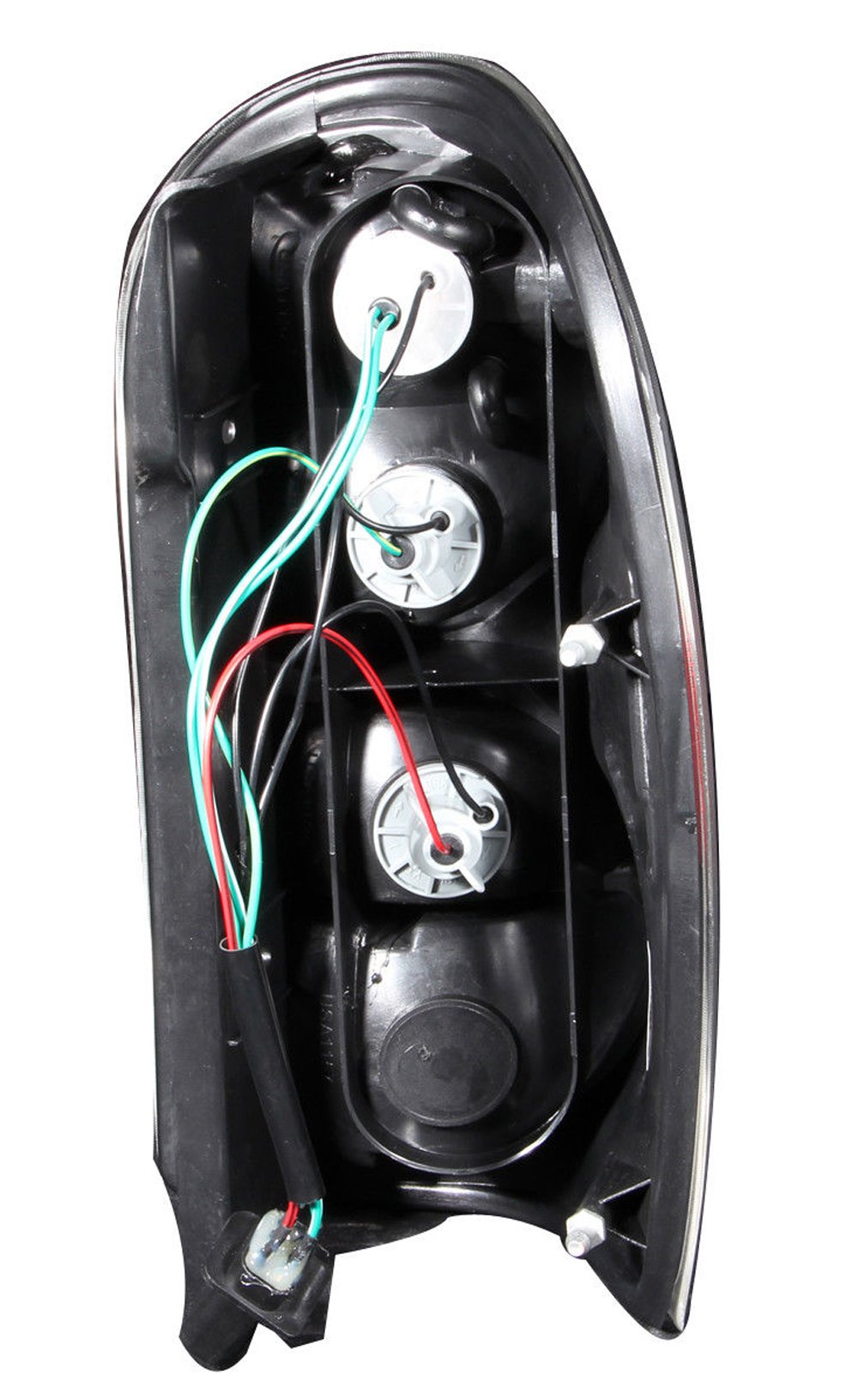 SPPC Black Euro Tail Lights Assembly Set for Jeep Liberty - (Pair) Includes Driver Left and Passenger Right Side Replacement