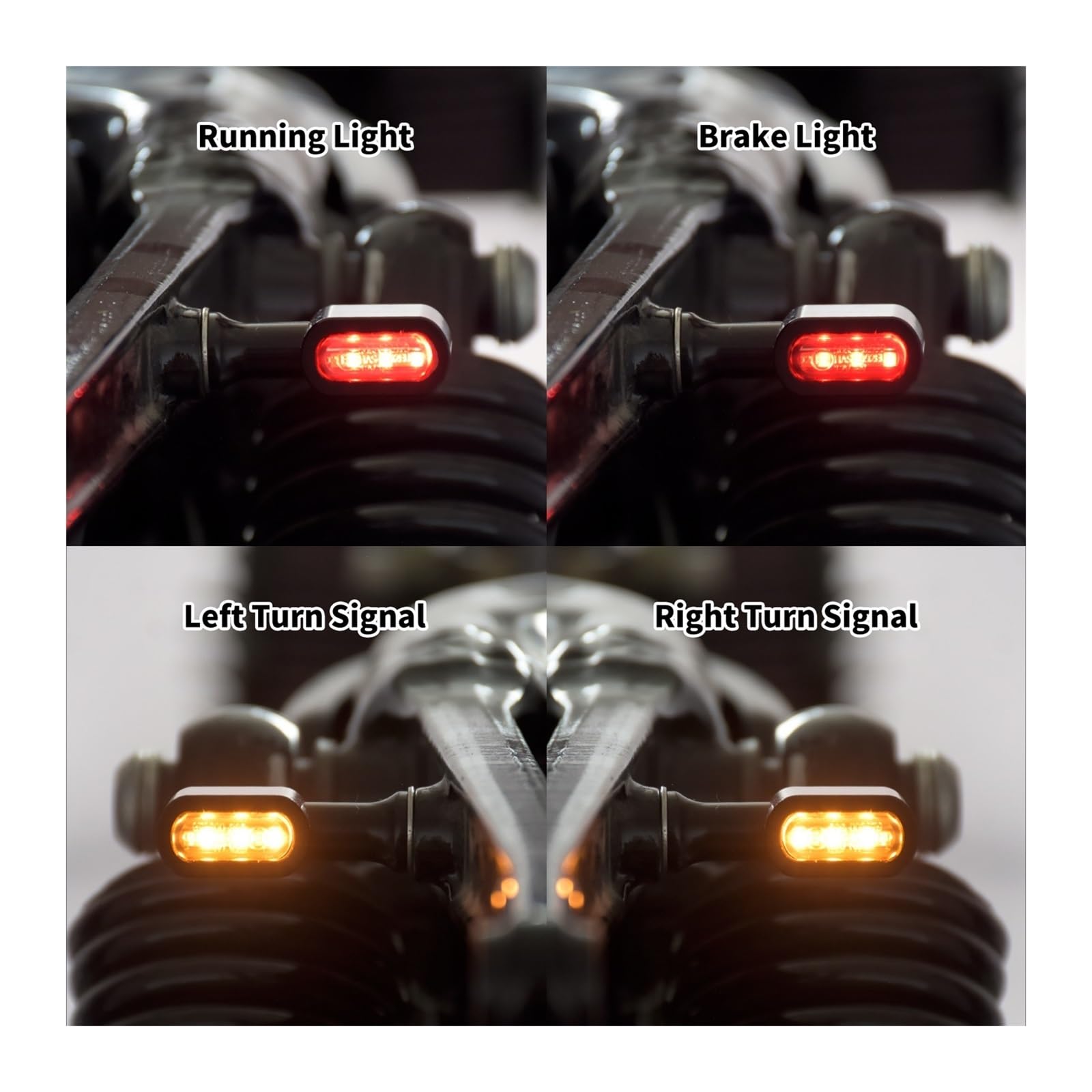 Mini indicatori di direzione posteriori LED moto Indicatoris Motos