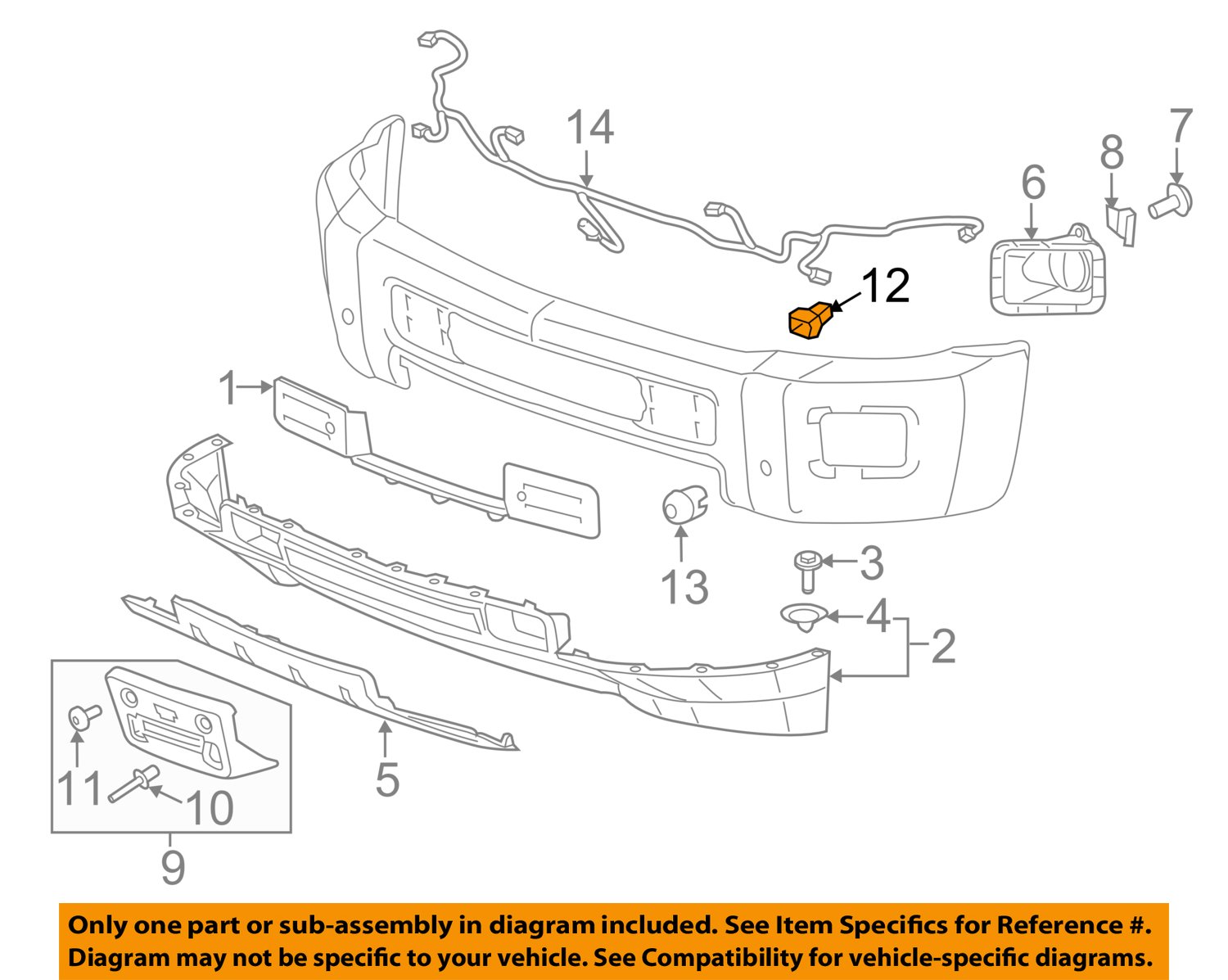 GM Parts 23428268 Parking Assist Alarm Sensor