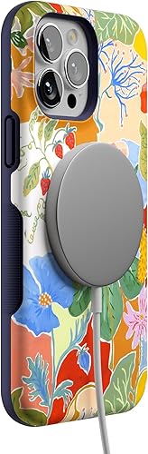 Miniatura 807 de Casely Funda para iPhone 13 Pro Max Jardín dorado Floral de girasol amarillo Compatible con MagSafe Diseño protector audaz Jardín Dorado