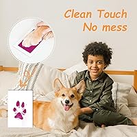 Vista 55 de Kit de impresión de huellas sin tinta, kit de impresión de huellas de perro, kit de impresión de nariz de perro, almohadillas de tinta de tacto