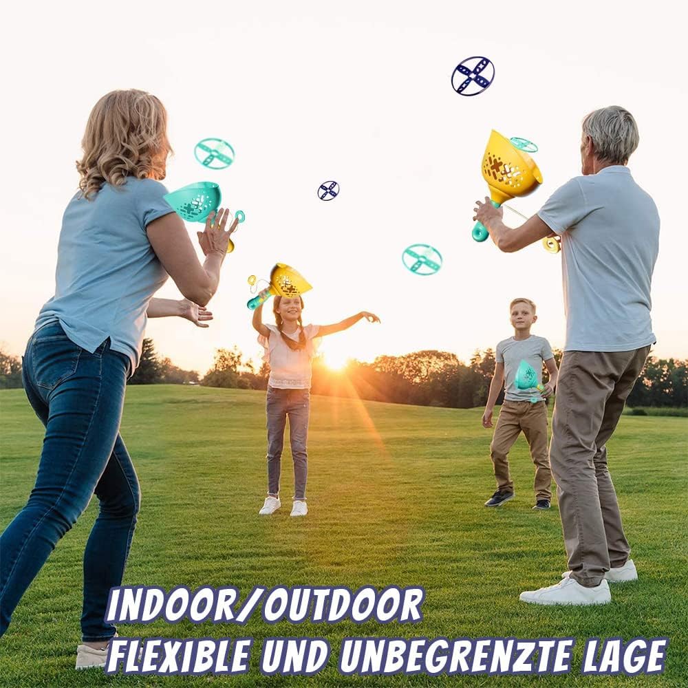 Flying Disc Launcher śmigło, gra śmigła dla dzieci, latające śmigła, zabawka do latania latającego talerza, latający spodek, zabawka dla dzieci