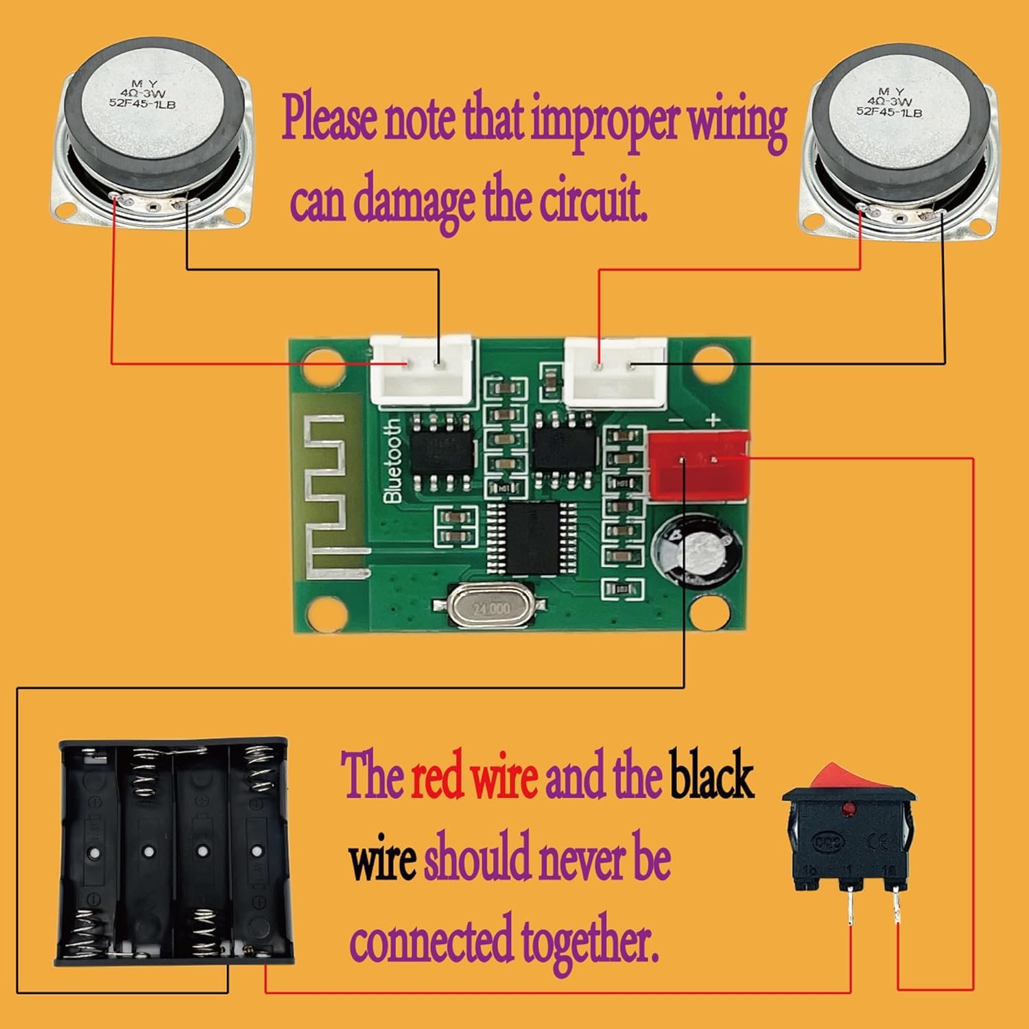 STEM Projects for Kids & Adults Build Your Own Bluetooth Speaker - Science Experiment Electronics Kit, Black, Dual Speakers - Image 4