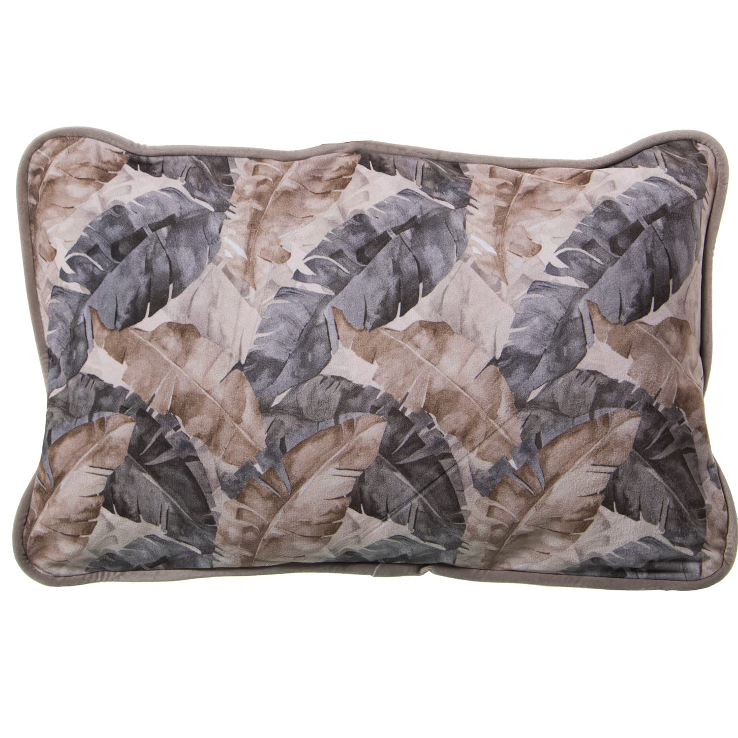 Coussin en velours imprimé de qualité supérieure 30x50 cm déhoussable