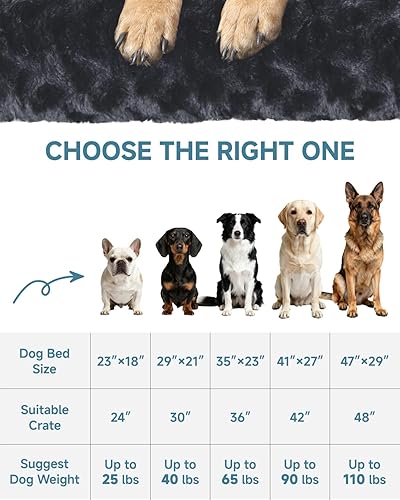 Miniatura 11 de KSIIA - Cama lavable tipo jaula para perro, cómoda almohadilla antideslizante para mascotas, para razas de perros grandes, jumbo, medianos y Rosa