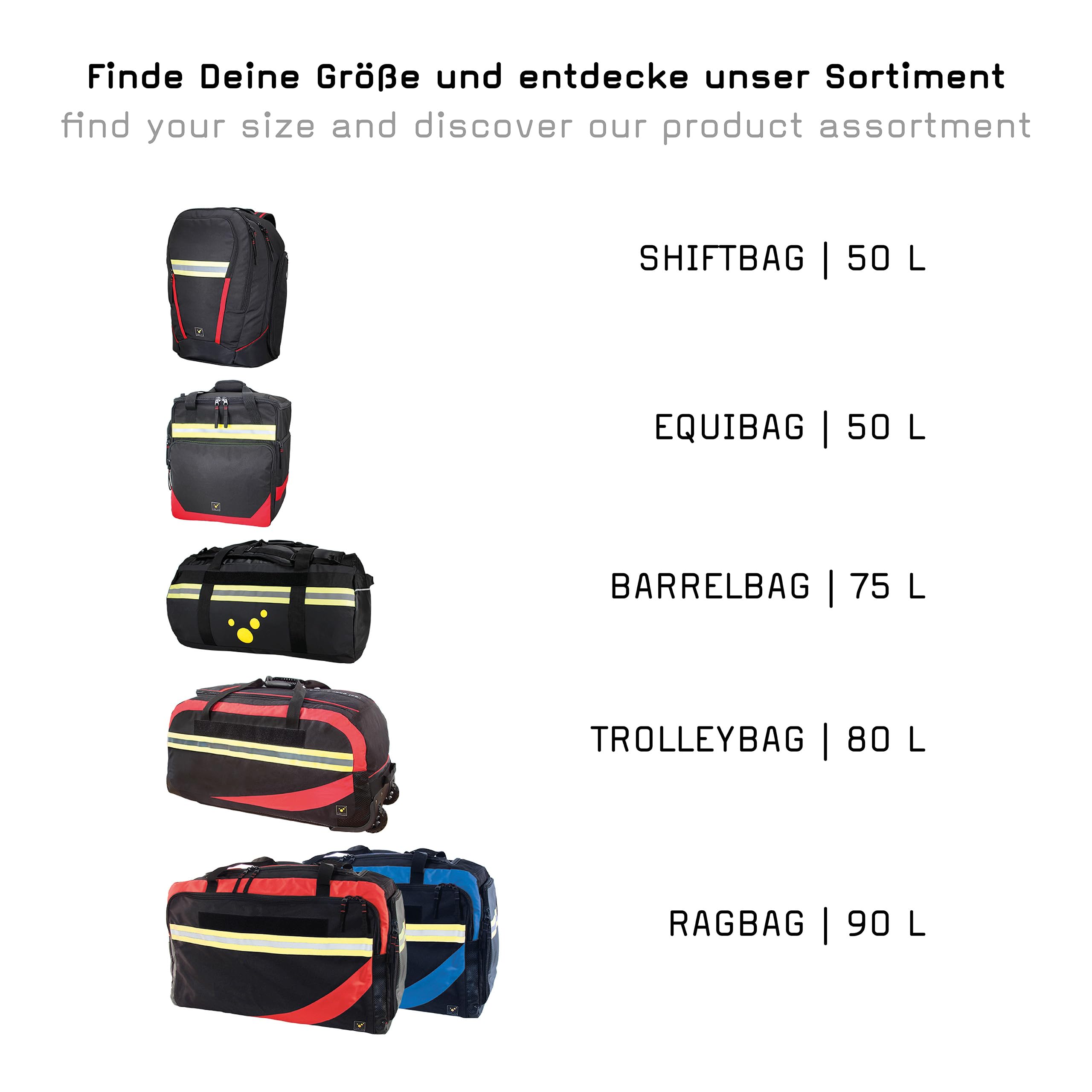 tee-uu SHIFTBAG EVO Rucksack | für die persönliche Schutzkleidung | 50 L Volumen | getrenntes Stiefelfach | abnehmbare Helmhalterung