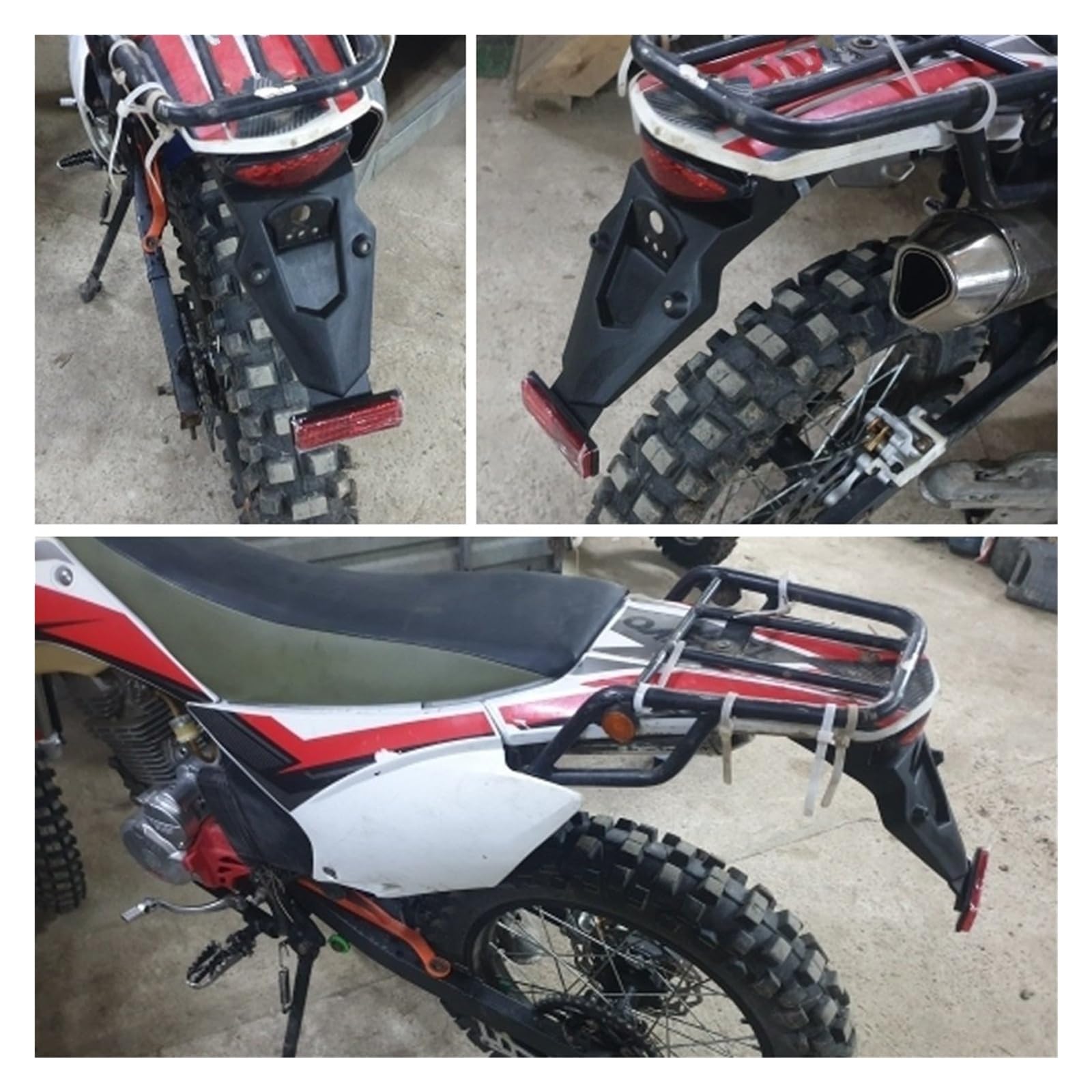 Pasuje Do GR 8 GR8 Uchwyt Tablicy Rejestracyjnej Tylny Błotnik Motocyklowy Ramka tablicy rejestracyjnej Uchwyt
