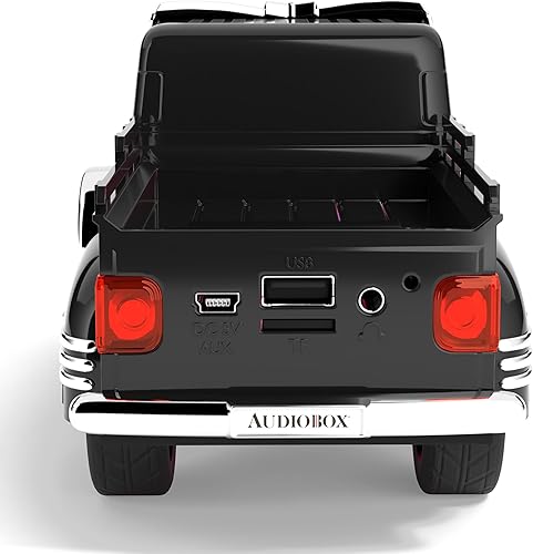 Miniatura 3 de Audiobox 1953 Chevy 3100 Pickup Truck Replica - Altavoz Bluetooth vintage TWS, USB, FM, TF (barra caliente negra)