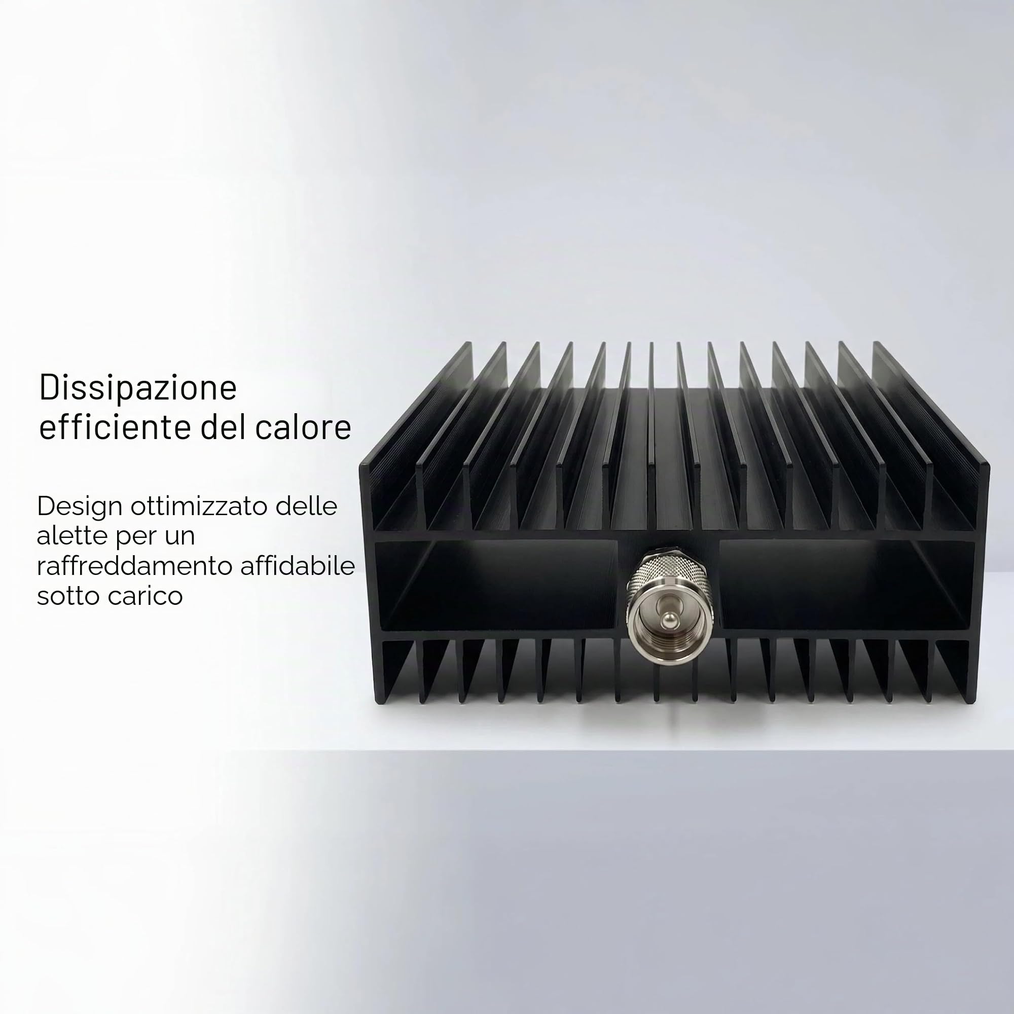 BECEN 200W PL259 Carico Fantocco, 200 Watt 50 Ohm Carico Fantocco UHF per Radio Amatori a Bassa VSWR Connettore Maschio PL259 per Test di Antenna, Trasmettitore Radio