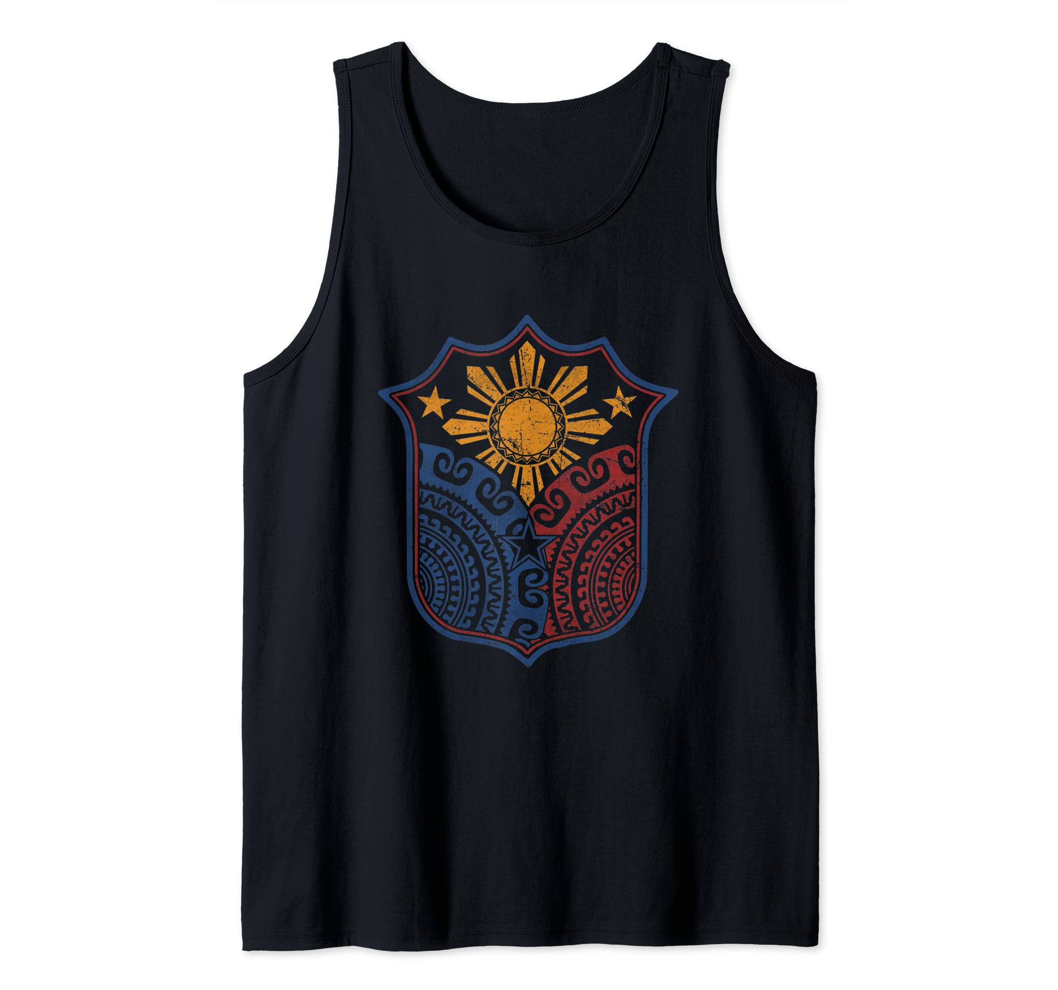 Philippine Pride Cool ClubzFilipino Pinoy Pride Shirt Mandala Tribal Proud Philippines Tank Top