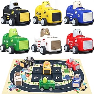 Baby Toy Cars for 1 2 3+ Year Old Toddler, City Guard...