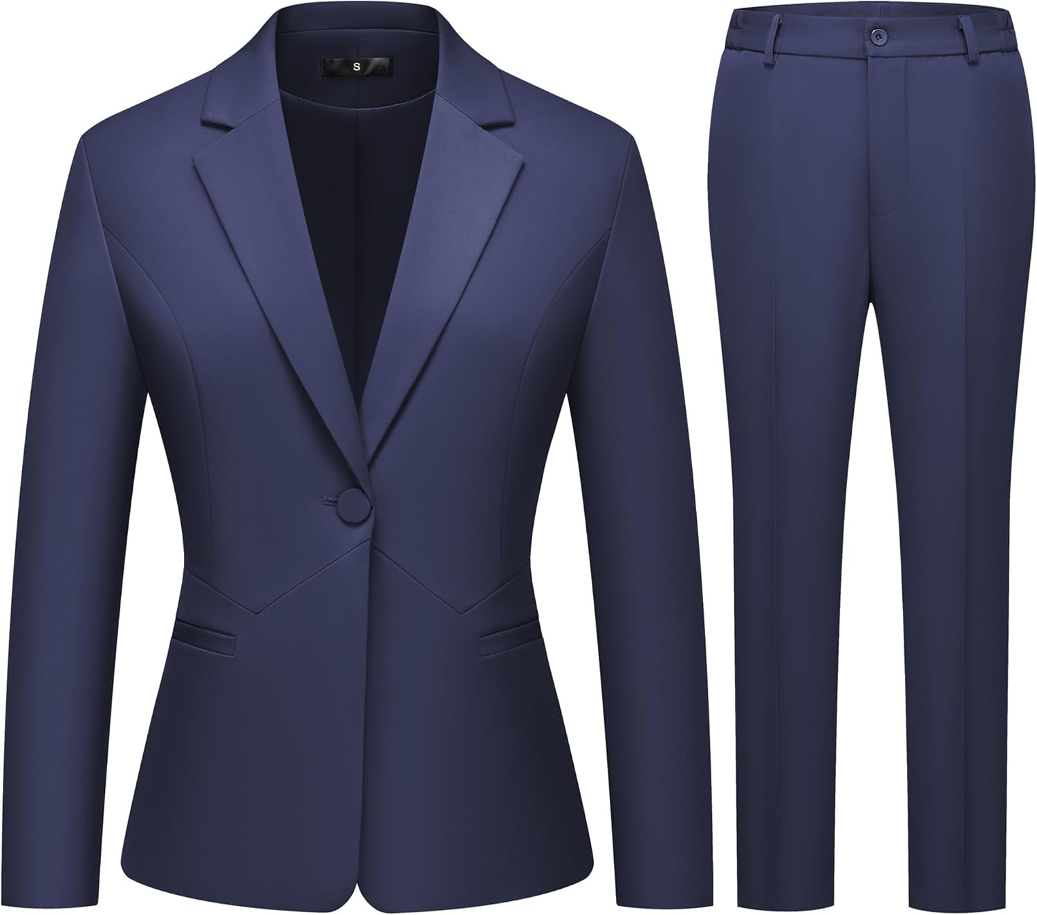 Women's Business Suits for Work Professional 2 Piece Sets Pants Suits Slim Fit Casual Outfits Tuxedo for Office