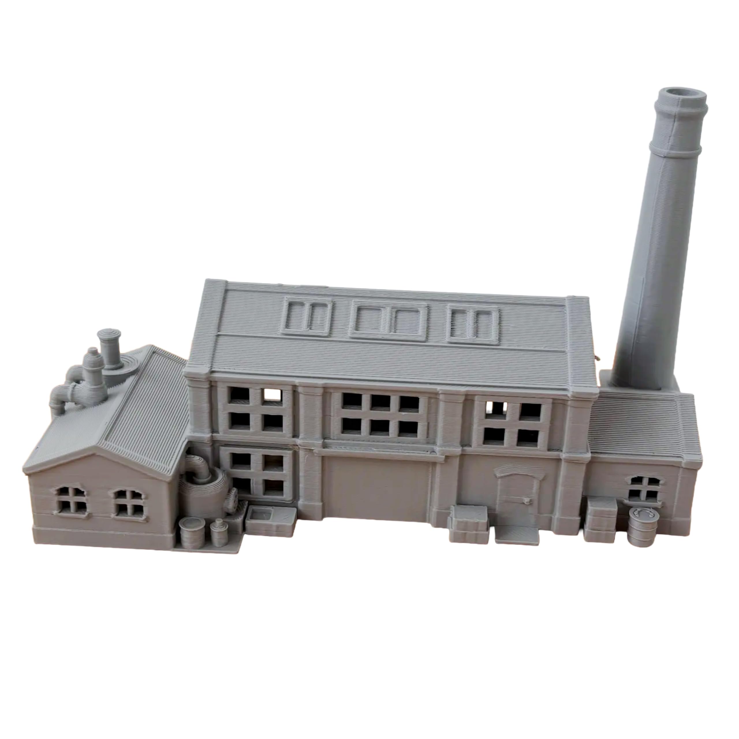 3D Printed Industrial Factory Building Miniature Model | Detailed Factory Display Replica for Architecture, Dioramas, Desk Decor & Collectors-picture-20