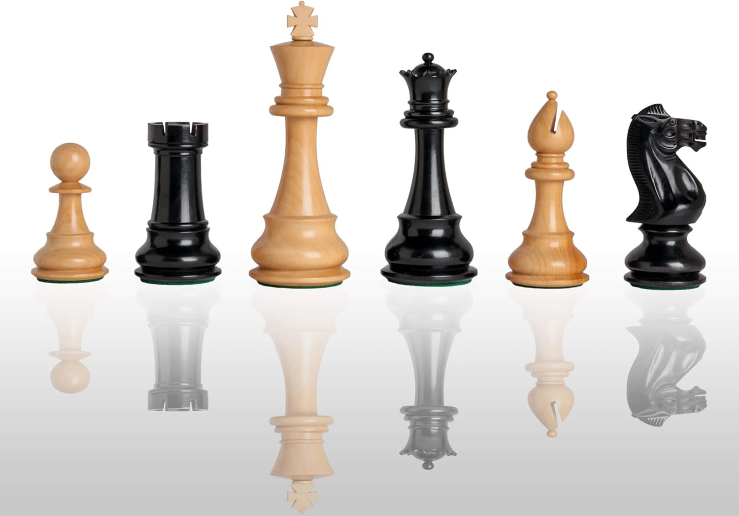 The House of Staunton - The Classic Chess Set - Pieces Only - 6.0" King - Ebonized Boxwood