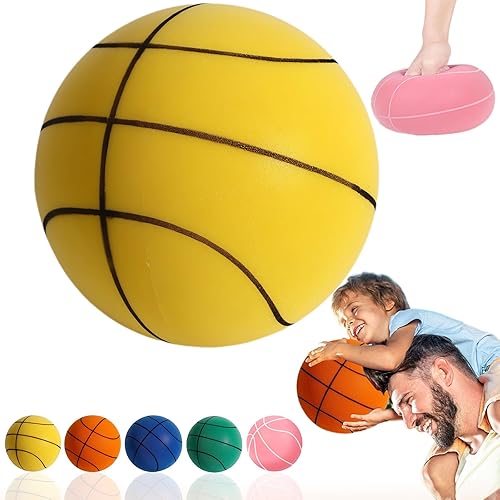 Miniatura 8 de LPFKYT Baloncesto silencioso, baloncesto silencioso para interiores, baloncesto silencioso 2024, baloncesto sin ruido, baloncesto silencioso de