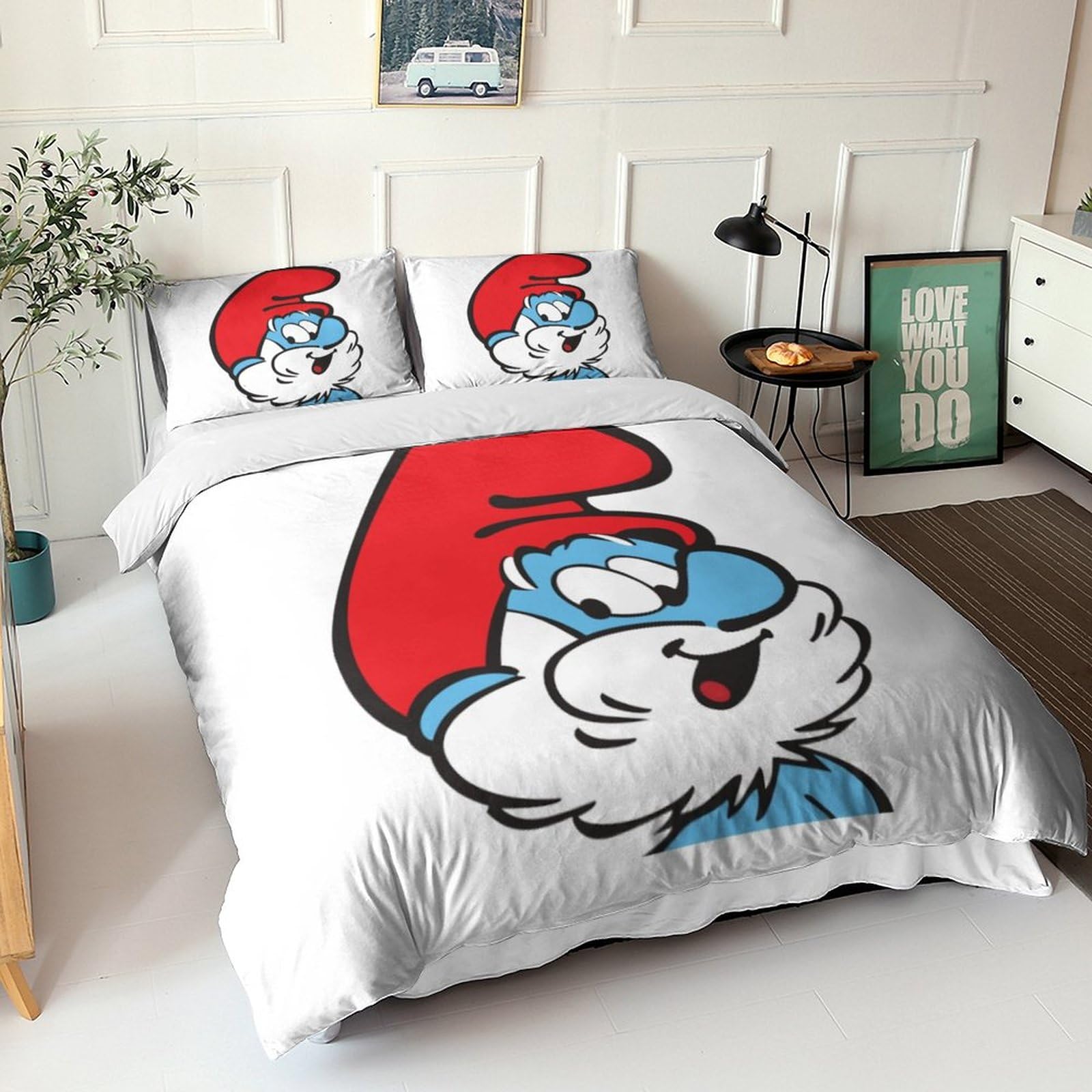 EOASNRTCB Beddengoed BTS Bulletproof Boy dekbedovertrekset, moderne 3D