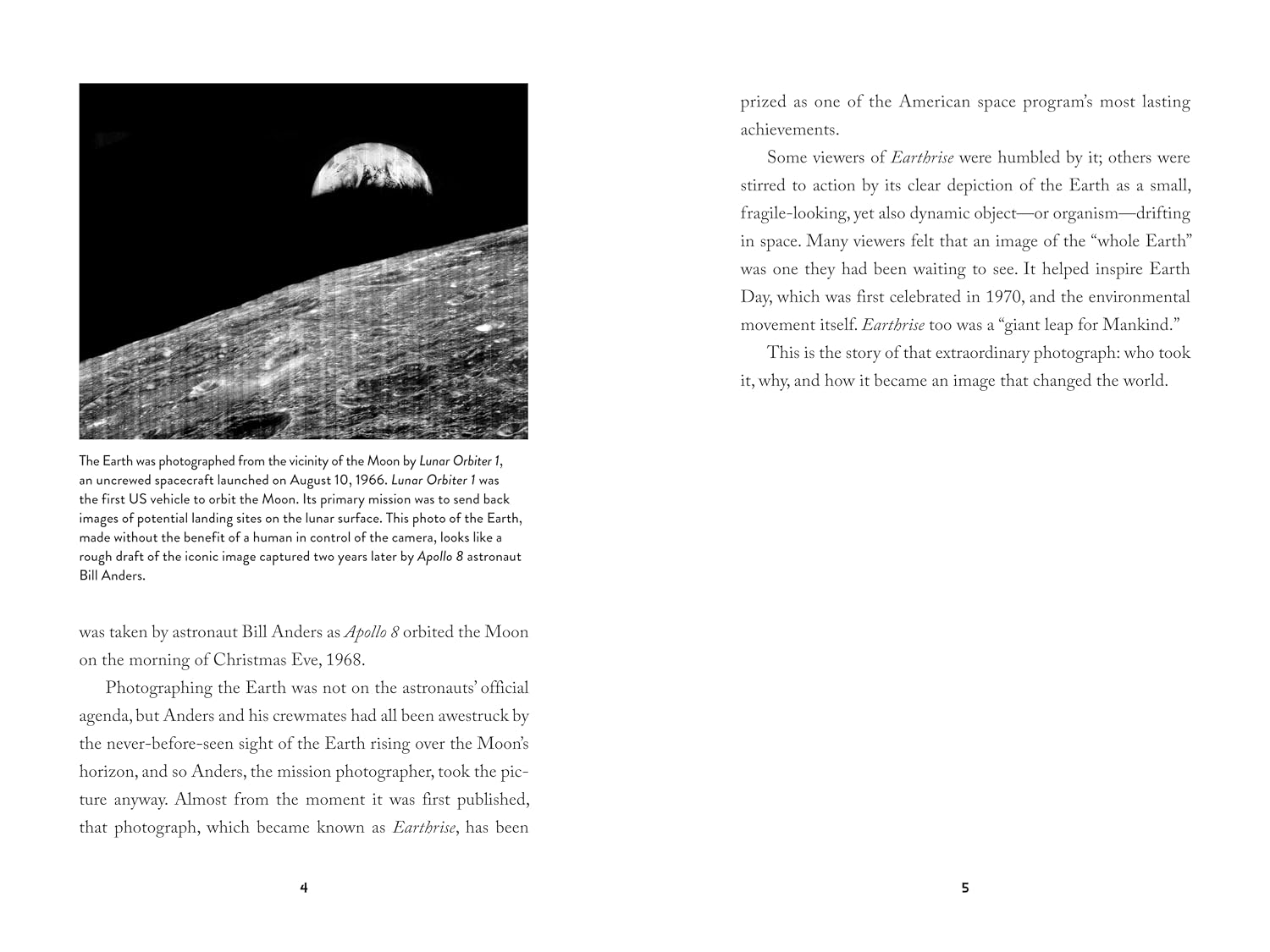 Earthrise: The Story of the Photograph That Changed the Way We See Our Planet