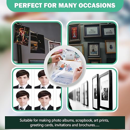 Miniatura 5 de Pikapoka Papel fotográfico brillante de alta calidad recubierto de resina, papel de calidad fotográfica RC pesado de 8 x 10 pulgadas para impresora