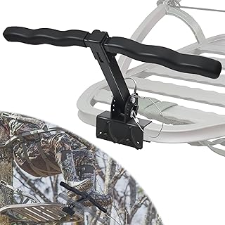 Metal Adjustable Climbing Tree Stand Footrest for Stretch Your Legs,Hunting Tree Stand Foot Rest