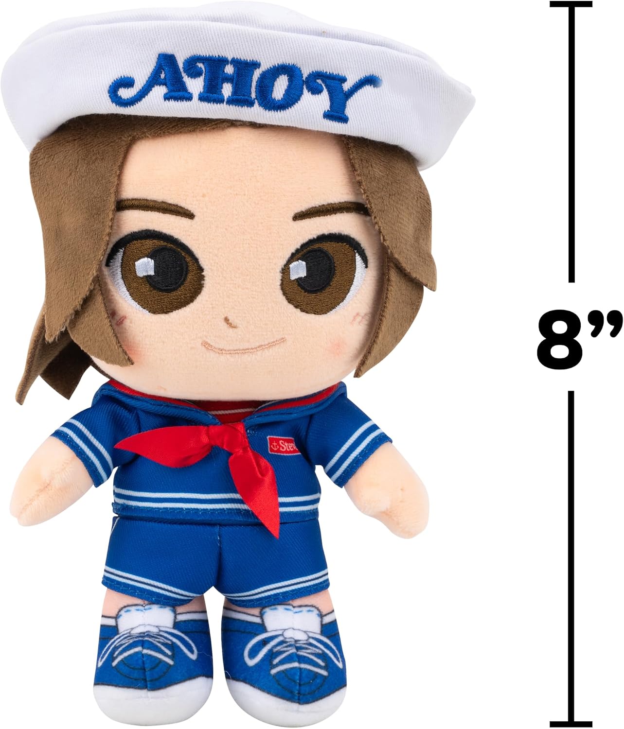 Stranger Things Steve Harrington Plush (Season 3) - 8-Inch Soft Plush with Special Embroidery