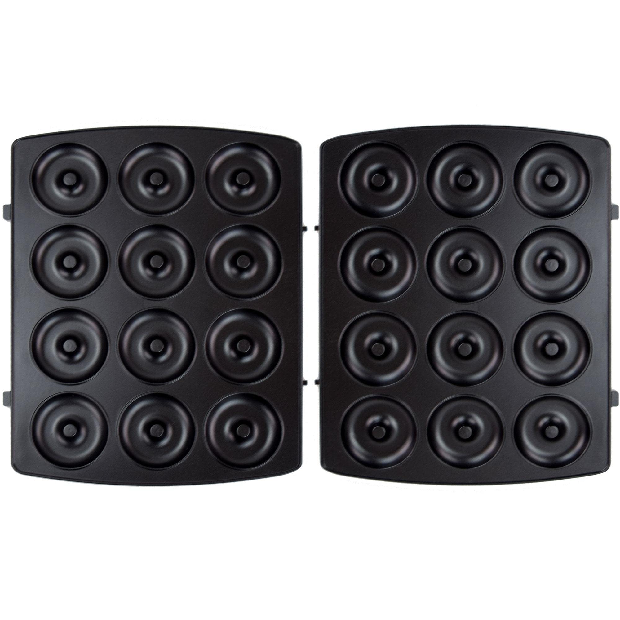 Syntrox Germany ZN-2000W-Donut Maker für 12 Donuts mit austauschbaren Platten