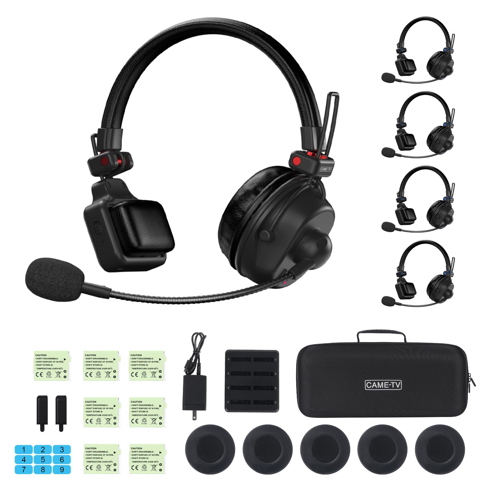 Amazon.com: cametv Waero-PRO 1.9GHz Wireless Intercom Headset