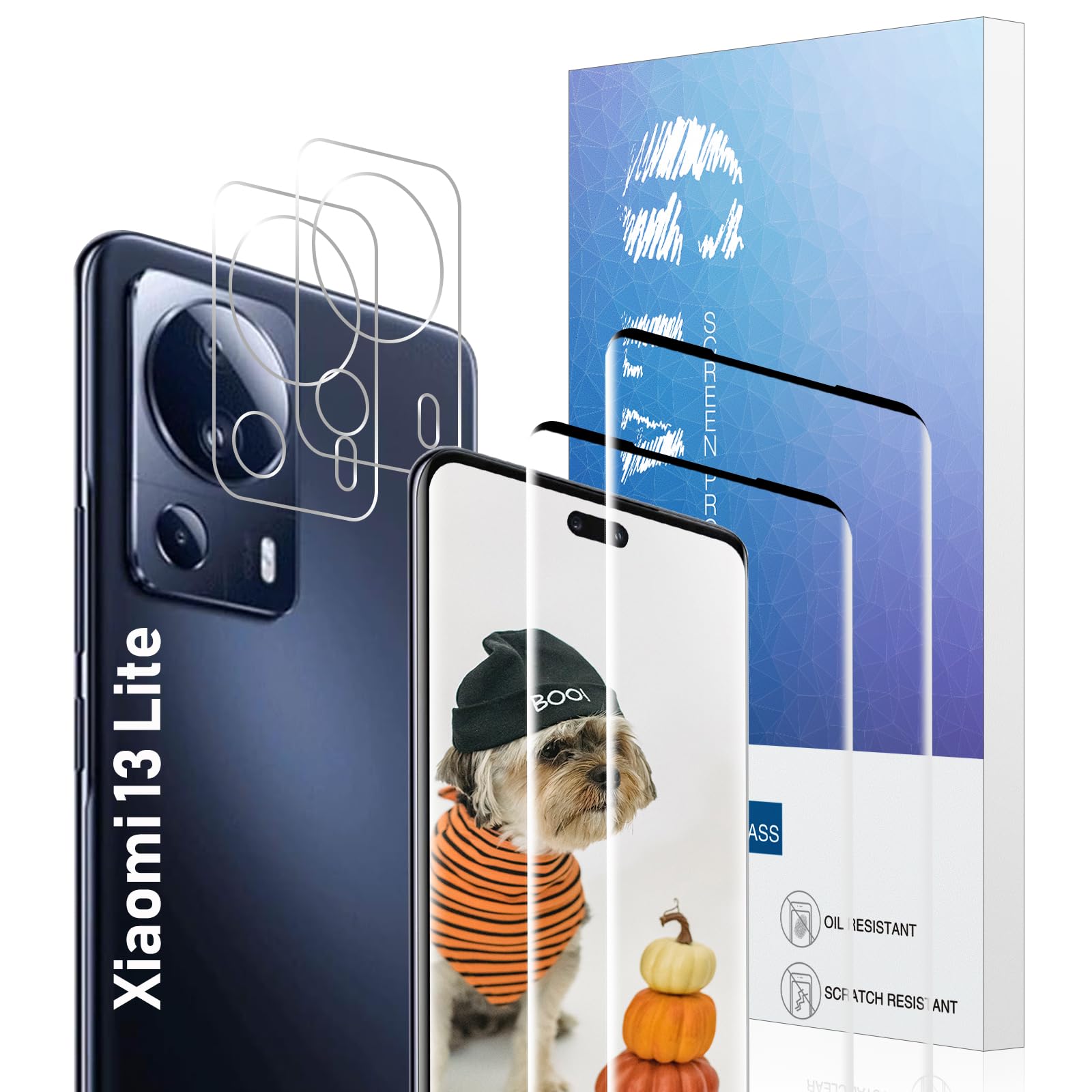 Pellicola In Vetro Temperato Curvo 3D/5D/9D Per Xiaomi 14 Ultra – Protezione Totale Trasparente