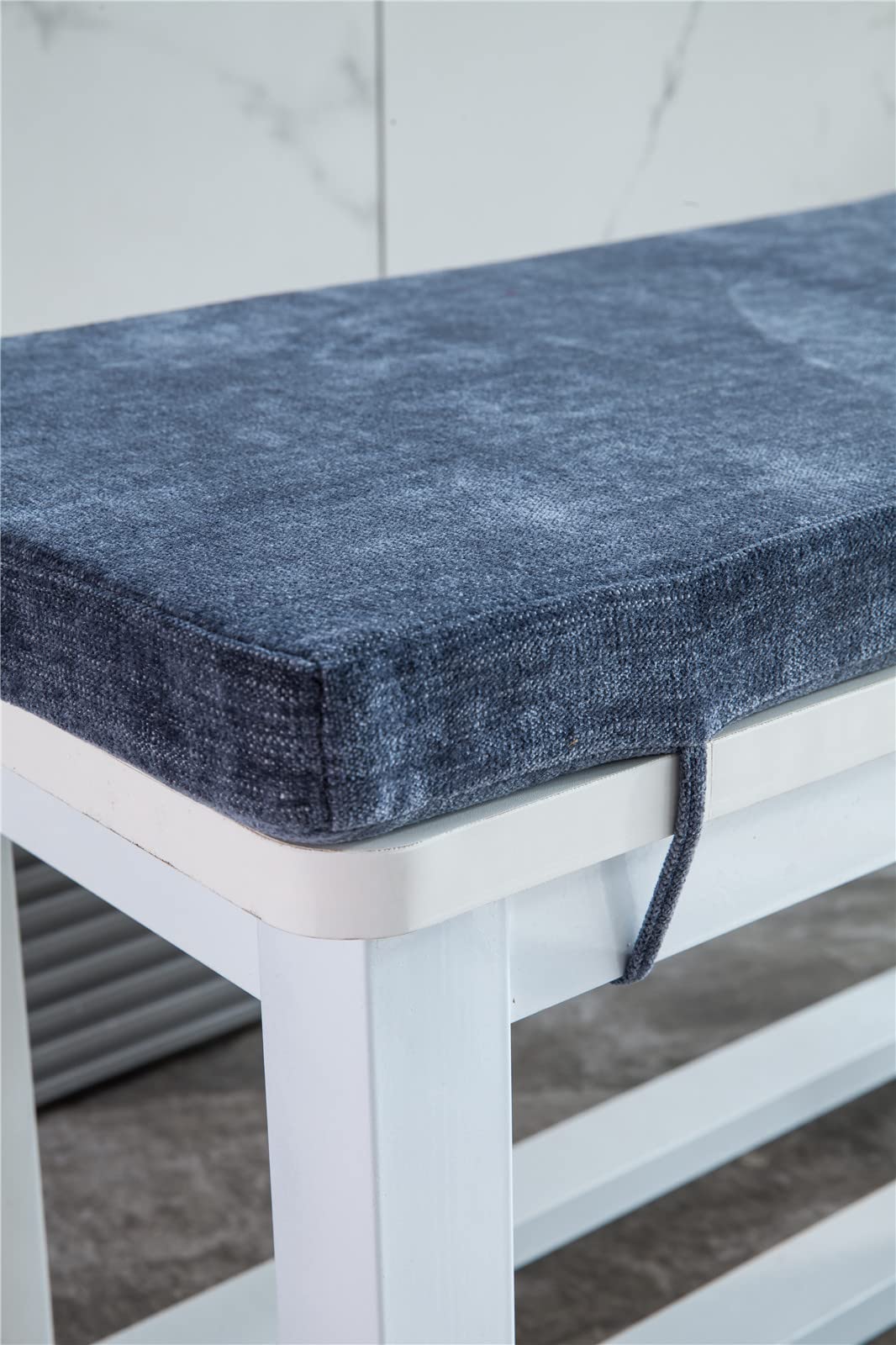 Cojín de banco de 2/3 plazas para interiores y exteriores, cojín de banco de jardín, cojines de asiento de columpio, suave, lavable, antideslizante, tapete de asiento para patio, cocina,