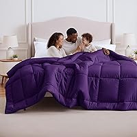 Vista 39 de Bedsure Relleno de edredón – Edredones acolchados tamaño King, edredón para todas las estaciones, ropa de cama alternativa de plumón suave, con 8