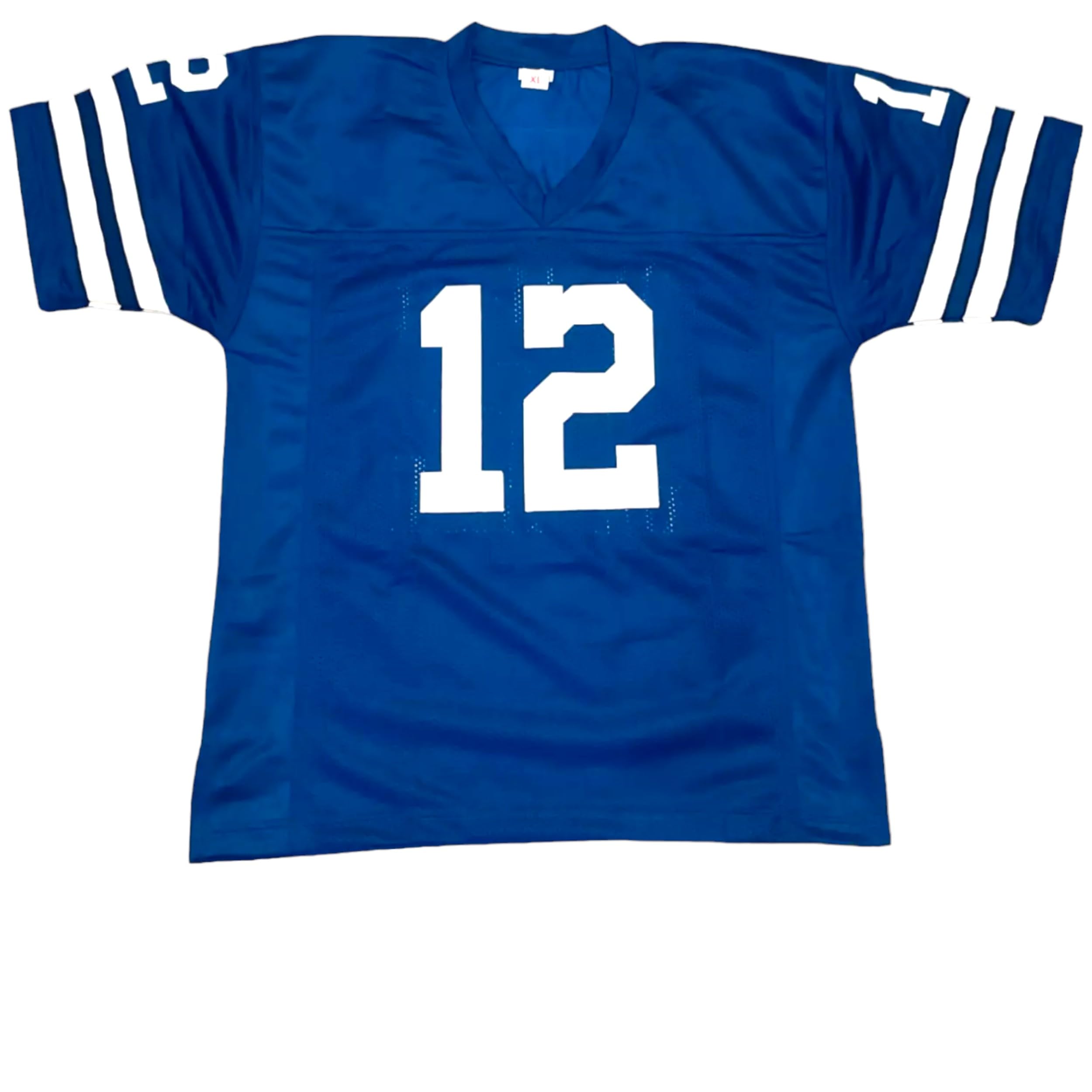 Generic Roger Staubach Blue Jersey Stitched Custom Football New No Brand/Logos Youth Sizes (US, Alpha, X-Large, Regular, Blue)