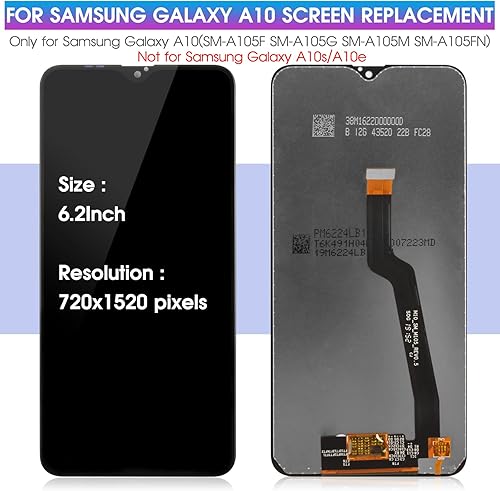 Miniatura 2 de Reemplazo de pantalla para Samsung Galaxy A10 para Samsung A10 Display para Galaxy A10 LCD para SM-A105M SM-A105FN/DS pantalla táctil digitalizador