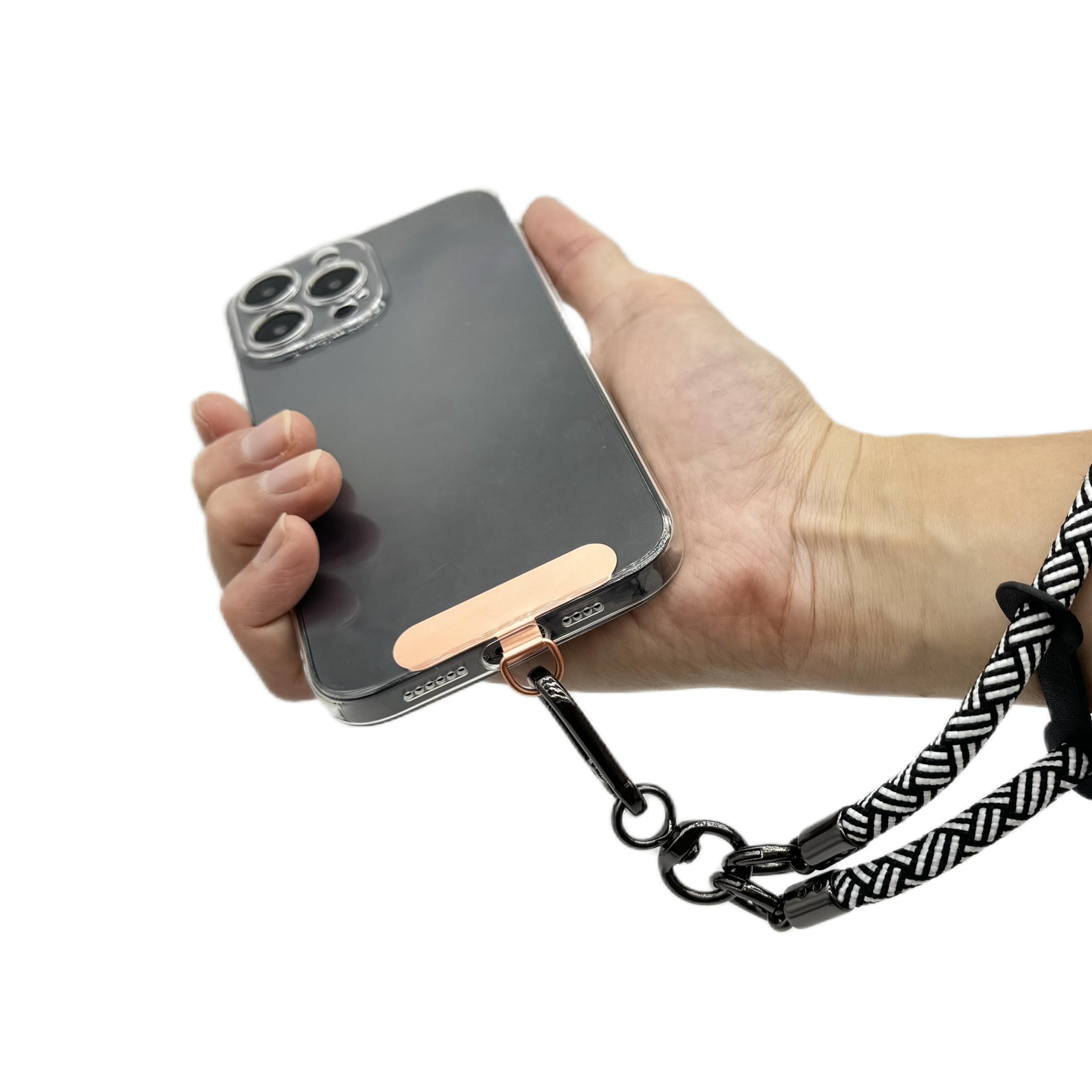 Project-cb Telefoonkoordbevestiger – Metalen Tether Tab Voor Hoesjes, Geschikt Voor Nek- En Polskoordjes