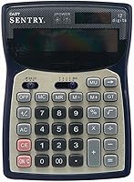 Vista 2 de Sentry Calculadora de escritorio de lujo, negro (CA277)