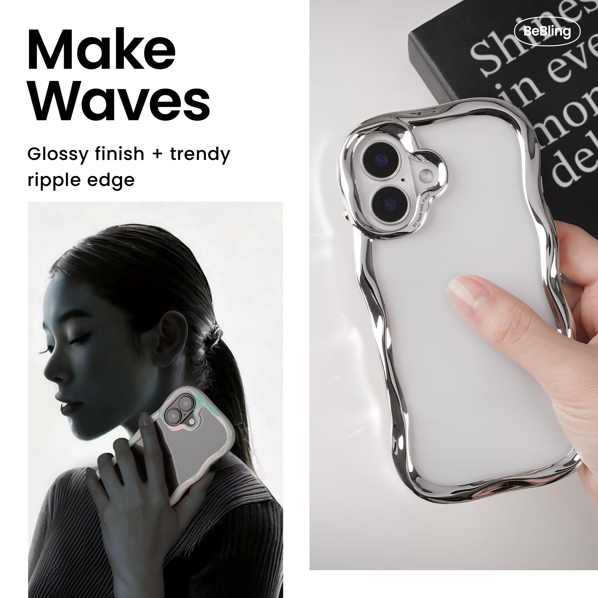 iFace BeBling Wave Case [ Compatible with iPhone 16 Pro ][Fashion