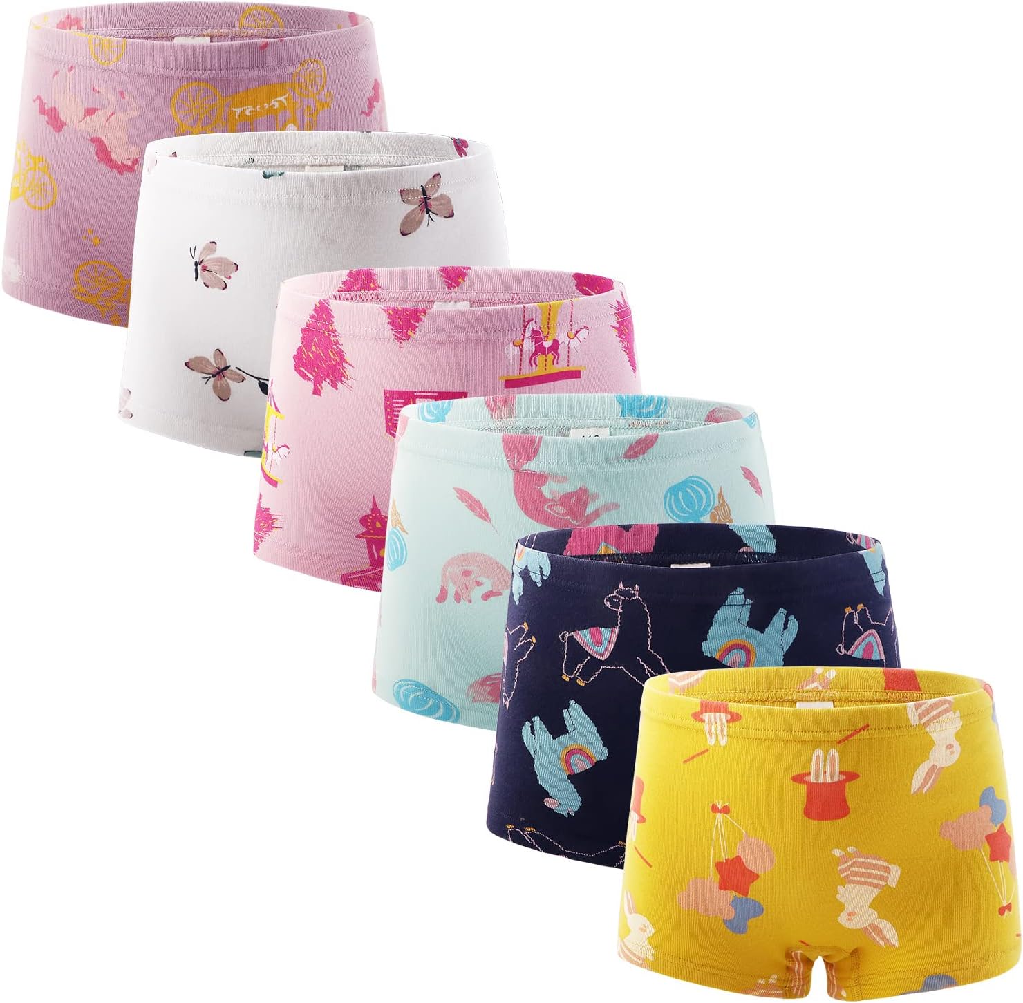 Boboking Soft Cotton Girls' Panties Boyshort Little Girls' Underwear Toddler Undies