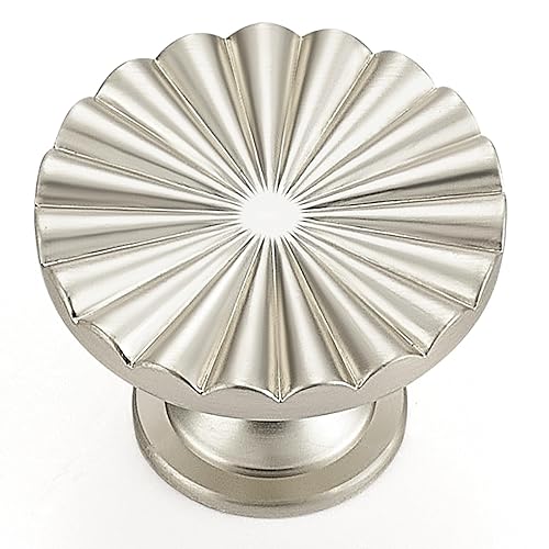 3 Pack Silver Cabinet Knobs Brushed Nickel Dresser Knobs Zinc