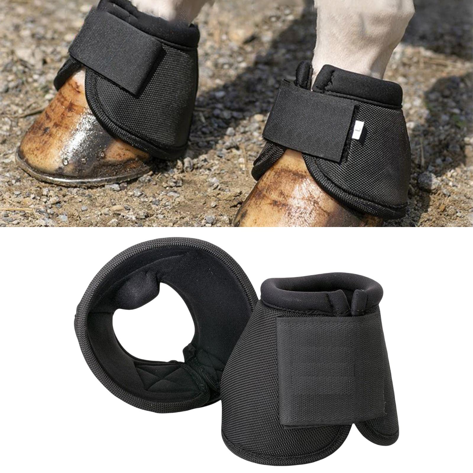 Colcolo Botas Campana Caballo Bota Balística Lavable Protección y para Par
