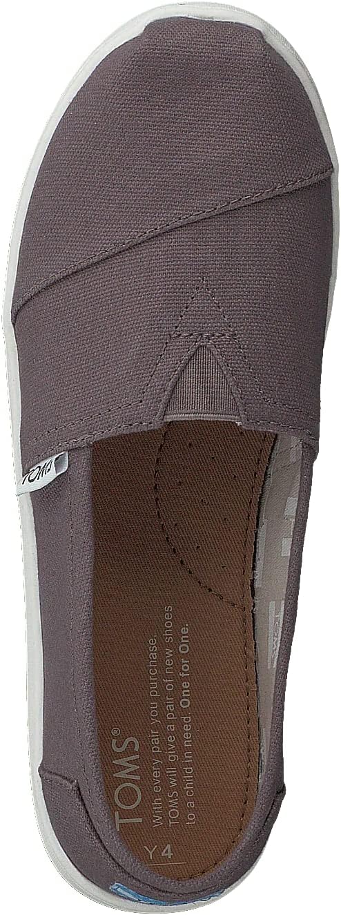 TOMS Unisex-Child Classic Alpargata Sneaker 2 Infant Ash Canvas