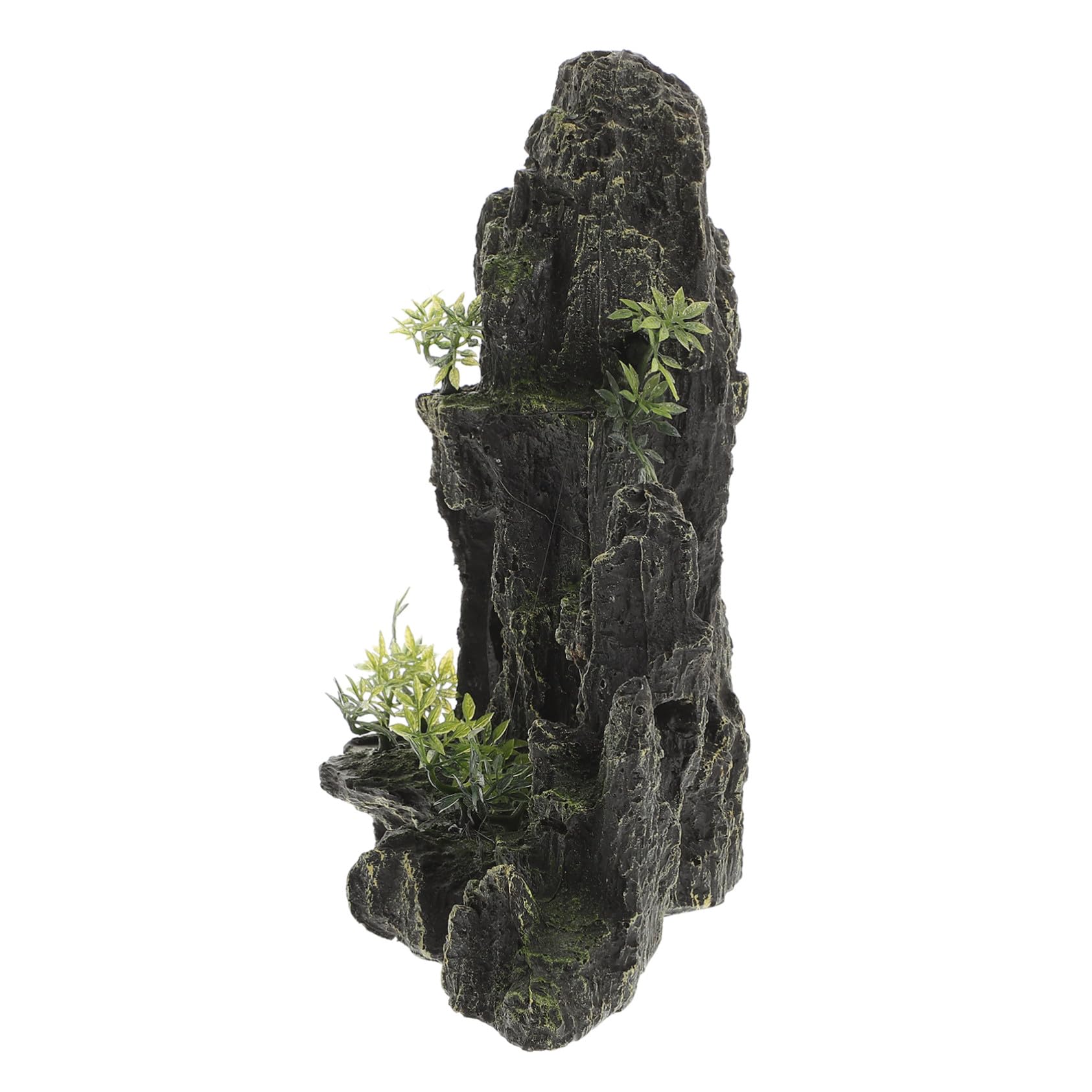 Toyvian Décor Aquarium Résine avec Réalistes Ornement Paysage Aquatique Élégant pour Cachette Poissons Accessoire et Déco Fish Tank Naturelle