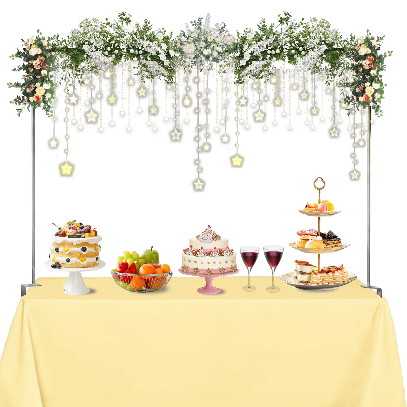 Amazon.com: Hopesun Over The Table Rod Stand with Clamps 49