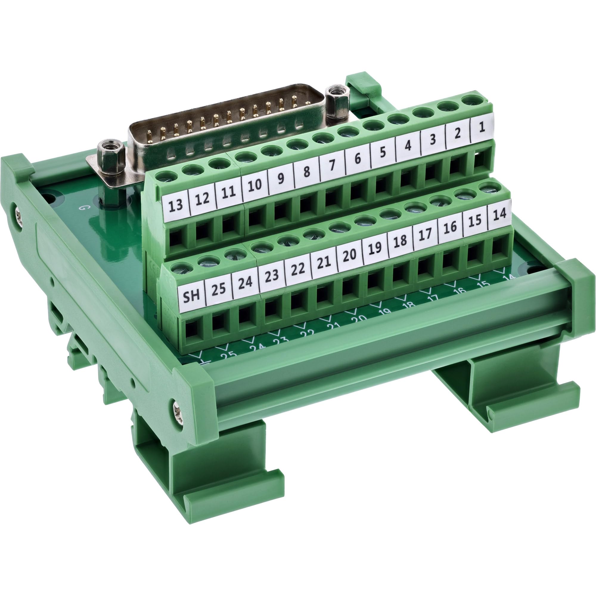 Module de test Industrie RS232 Modbus avec bloc terminal 25 bornes à vis