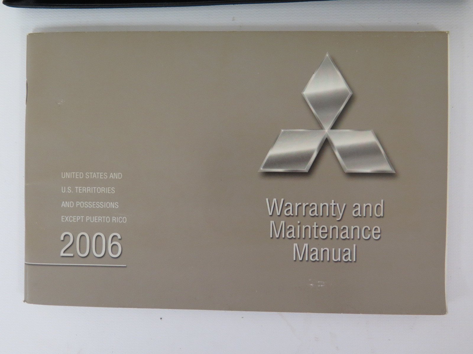 2006 Mitsubishi Galant owners manual