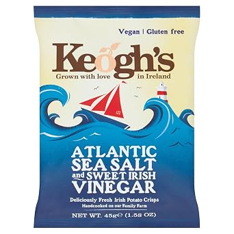 Atlantic Sea Salt & Irish Cider Vinegar Crisps 50g